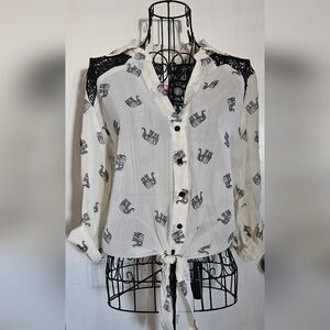 No Boundaries Nearly Sheer Crop Top